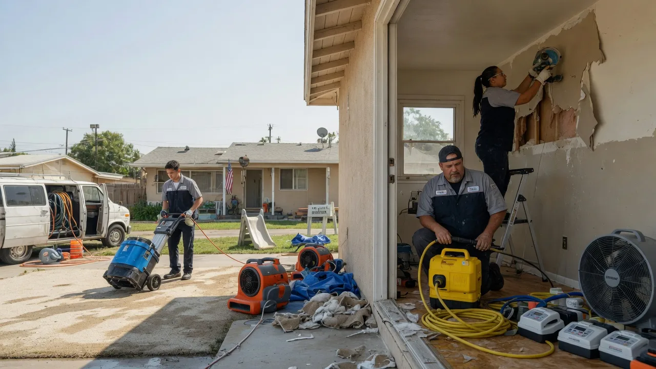 Water Damage Restoration in Burdett, KS near me